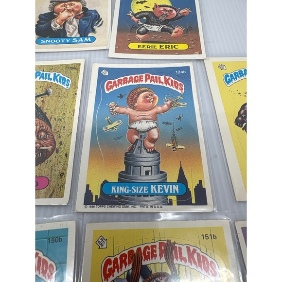 14 Garbage Pail Kids Cards 1986 Topps‎ Series 4 & 5 Stickers Vintage GPK - Picture 12 of 16